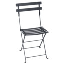 Bistro Folding Chair, Anthracite