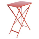 Bistro Folding Table rectangular, H 74 x W 57 x D 37 cm, Poppy