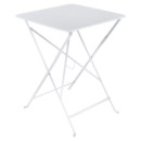 Bistro Folding Table rectangular, H 74 x W 57 x D 57 cm, Cotton white