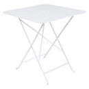 Bistro Folding Table rectangular, H 74 x W 71 x D 71 cm, Cotton white