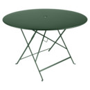 Bistro Folding Table round, H 74 x Ø 117 cm, Cedar green