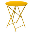 Bistro Folding Table round, H 74 x Ø 60 cm, Honey