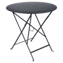 Bistro Folding Table round, H 74 x Ø 77 cm, Anthracite