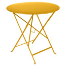 Bistro Folding Table round, H 74 x Ø 77 cm, Honey