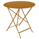 Bistro Folding Table round, H 74 x Ø 77 cm, Gingerbread