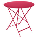 Bistro Folding Table round, H 74 x Ø 77 cm, Pink praline
