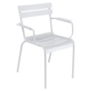 Luxembourg Armchair, Cotton white
