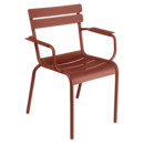 Luxembourg Armchair, Red ochre