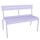 Luxembourg Bench with Backrest, Marshmallow