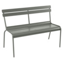 Luxembourg Bench with Backrest, Rosemary