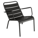 Luxembourg Low Armchair, Liquorice