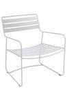 Surprising Low Armchair, Cotton white