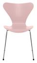 Series 7 Chair 3107 New Colours, Coloured ash, Pale rose, Chrome