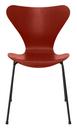 Series 7 Chair 3107 New Colours, Coloured ash, Venetian red, Black