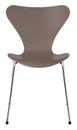 Series 7 Chair 3107, Lacquer, Deep clay, Chrome