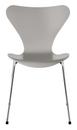 Series 7 Chair 3107 New Colours, Lacquer, Nine grey, Chrome