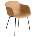 Fiber Armchair Tube, Ochre / black