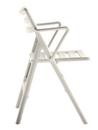 Folding Air-Chair, With armrests, White