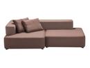 Alphabet Sofa, Left armrest, Christianshavn 1131 - Orange/Red