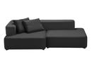 Alphabet Sofa, Left armrest, Christianshavn 1172 - Grey Uni