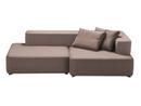 Alphabet Sofa, Right armrest, Christianshavn 1130 - Light Red Uni