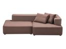 Alphabet Sofa, Right armrest, Christianshavn 1131 - Orange/Red