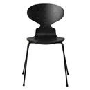 Ant Chair 3101 New Colours, Coloured ash, Black, Black