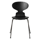 Ant Chair 3101 New Colours, Coloured ash, Black, Warm graphite