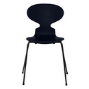 Ant Chair 3101 New Colours, Lacquer, Midnight blue, Black