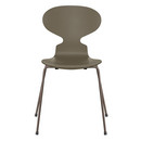 Ant Chair 3101 New Colours, Lacquer, Olive green, Brown bronze