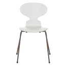 Ant Chair 3101 New Colours, Lacquer, White, Brown bronze