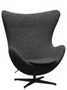 Egg Chair Anniversary Edition, Fabric Vanir granite brown, Without footstool