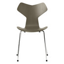 Details Fritz Hansen Grand Prix 3130 New Colours Grand Prix 3130 New Colours, Coloured ash, Olive green, Chrome