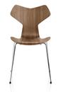 Grand Prix 3130, Special height 43 cm, Clear varnished wood, Walnut, natural