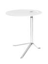 Little Friend, Height adjustable, White table top / polished frame