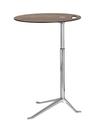 Little Friend, Height adjustable, Walnut table top / polished frame