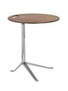 Little Friend, Height adjustable, Oak table top / polished frame