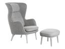 Ro, Light grey, With footstool