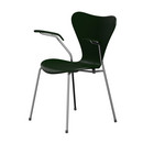 Series 7 Armchair 3207 Chair New Colours, Coloured ash, Evergreen, Chrome