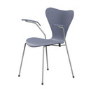 Series 7 Armchair 3207 Chair New Colours, Coloured ash, Lavender blue, Nine grey