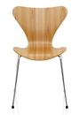 Series 7 Chair 3107, 46 cm, Clear varnished wood, Natural oregon pine