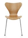 Series 7 Chair 3107, 46 cm, Clear varnished wood, Cherry nature