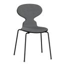 Ant Chair 3101 with Front Padding, Coloured ash, Black, Remix 143 - Grey, Black