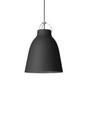 Caravaggio Matt Pendant Lamp, P2 (Ø 25,8 cm), Black