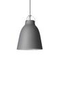 Caravaggio Matt Pendant Lamp, P2 (Ø 25,8 cm), Dark grey