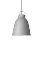 Caravaggio Matt Pendant Lamp, P2 (Ø 25,8 cm), Light grey