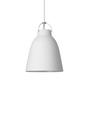 Caravaggio Matt Pendant Lamp, P2 (Ø 25,8 cm), White