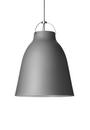 Caravaggio Matt Pendant Lamp, P3 (Ø 40 cm), Dark grey