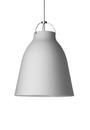 Caravaggio Matt Pendant Lamp, P3 (Ø 40 cm), Light grey