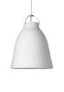 Caravaggio Matt Pendant Lamp, P3 (Ø 40 cm), White